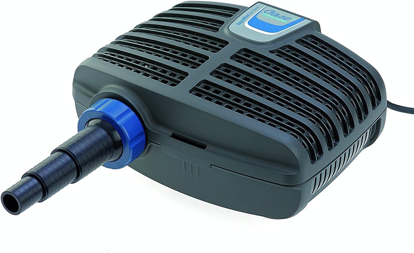 OASE 20249 Filterpumpe AquaMax Eco Classic 3500E, 3500 l/h Förderleistung, energiesparende Bachlaufpumpe, Teichpumpe, Filter, Pumpe, Bachlauf, Schwarz