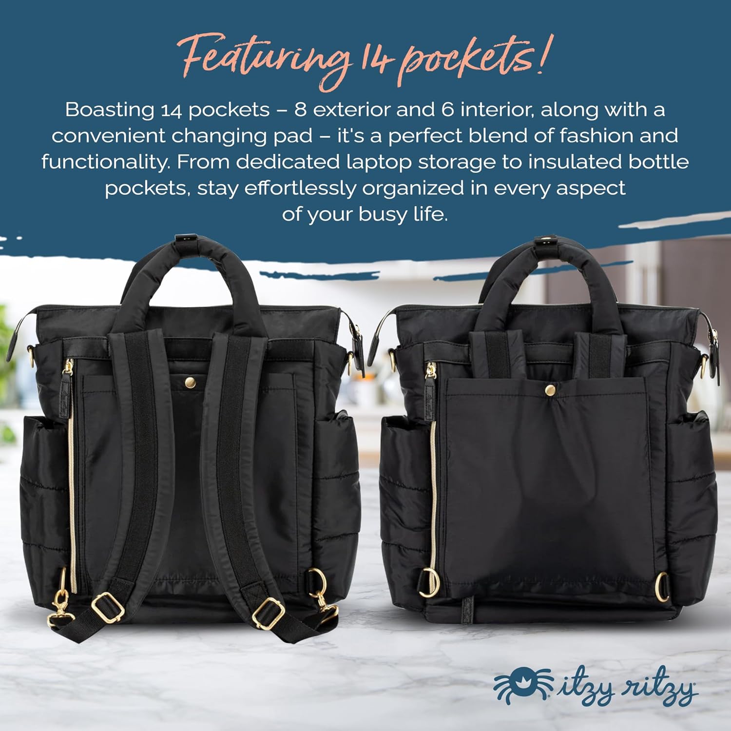 Itzy Ritzy Dream Convertible Wickeltasche