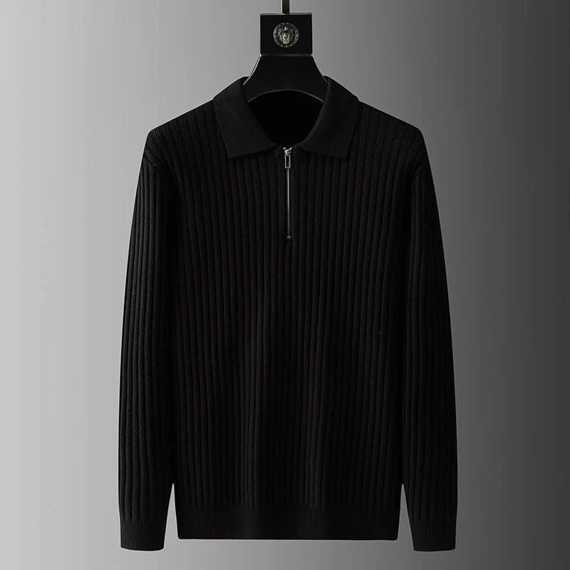 Polo con cerniera per uomo