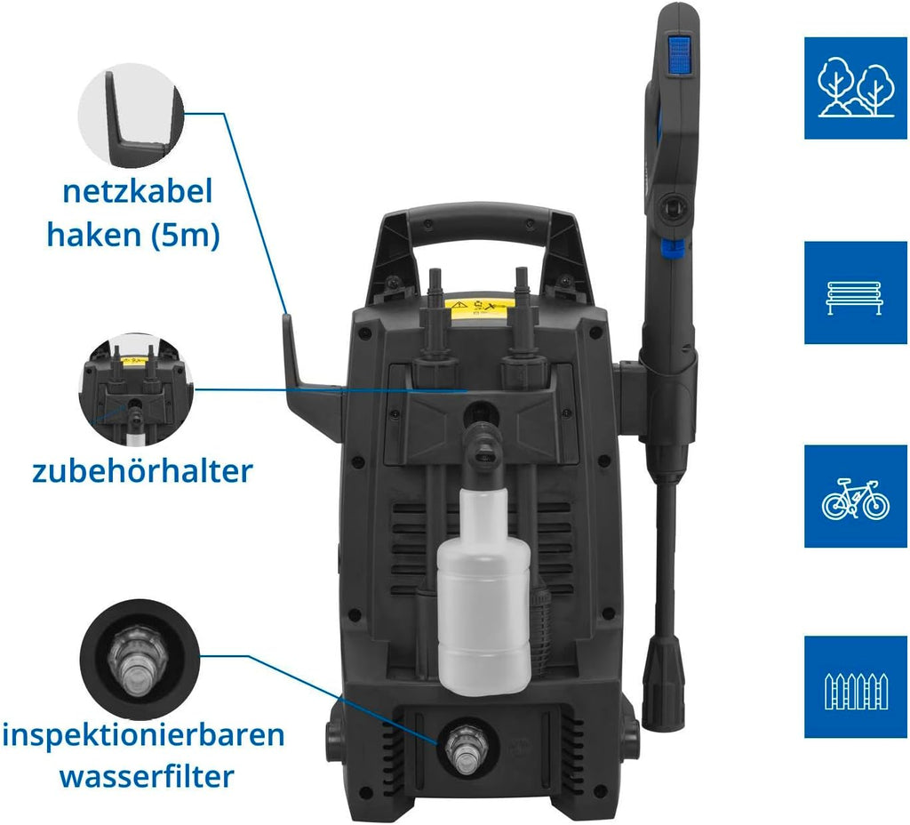 Idropulitrice AR Blue Clean e-4 TWINFLOW con sistema Dualtech (2500 W, 150 bar, 810 l/h)