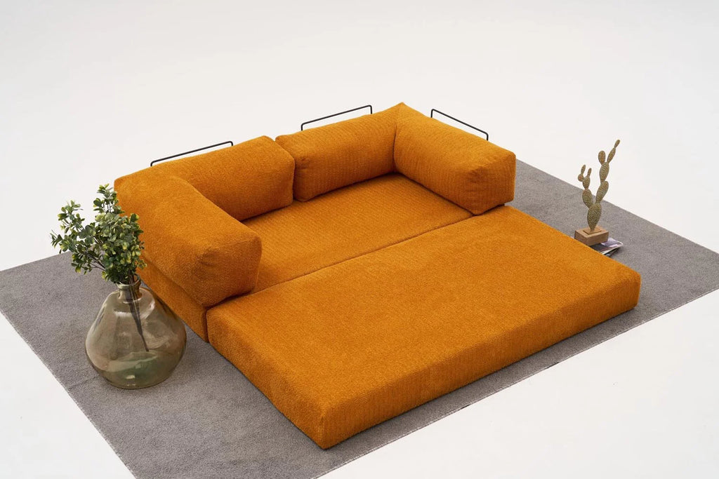 Divano a 3 posti Comfort - Arancio