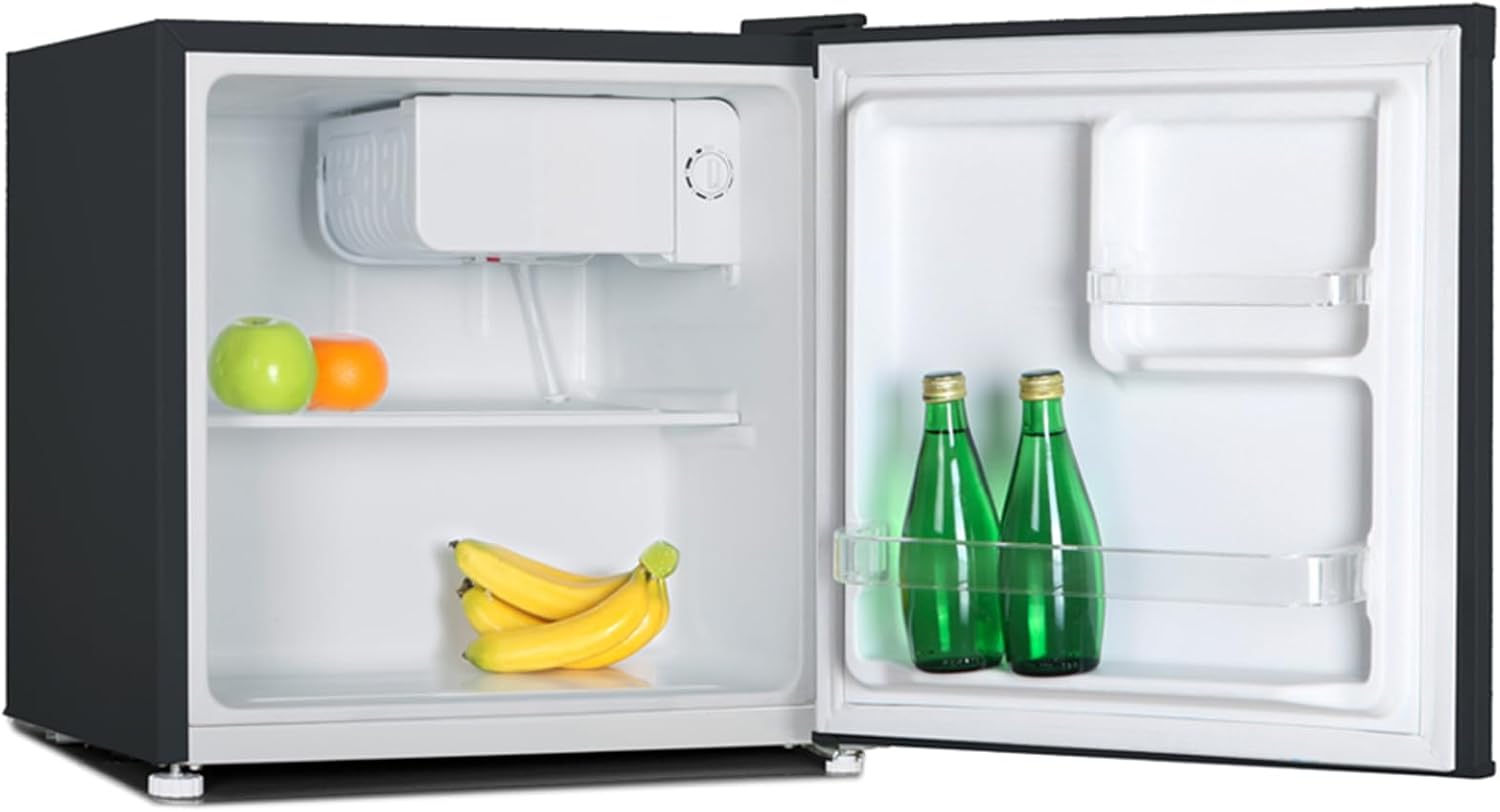 CHIQ Mini Bar Fridge 46 L, Mini Fridge, 49.6 x 47.4 x 44.7 cm (H x W x D), E Energy Consumption 80 kWh per Year, Very Quiet 39 dB