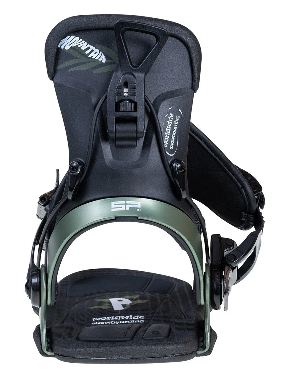 Snowboard SP MOUNTAIN MULTIENTRY Bindung olive Setprodukt