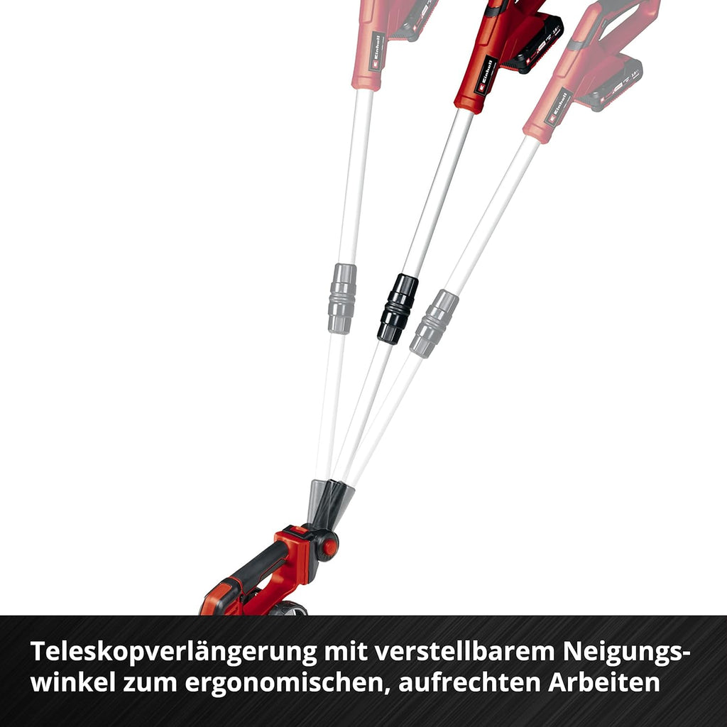 Tagliasiepi e tagliaerba a batteria Einhell GE-CG 18/100 Li-Solo Power X-Change (Li-Ion, 18 V, larghezza di taglio lama tagliaerba 100 mm, lama tagliasiepi 200 mm, senza batteria e caricabatterie)
