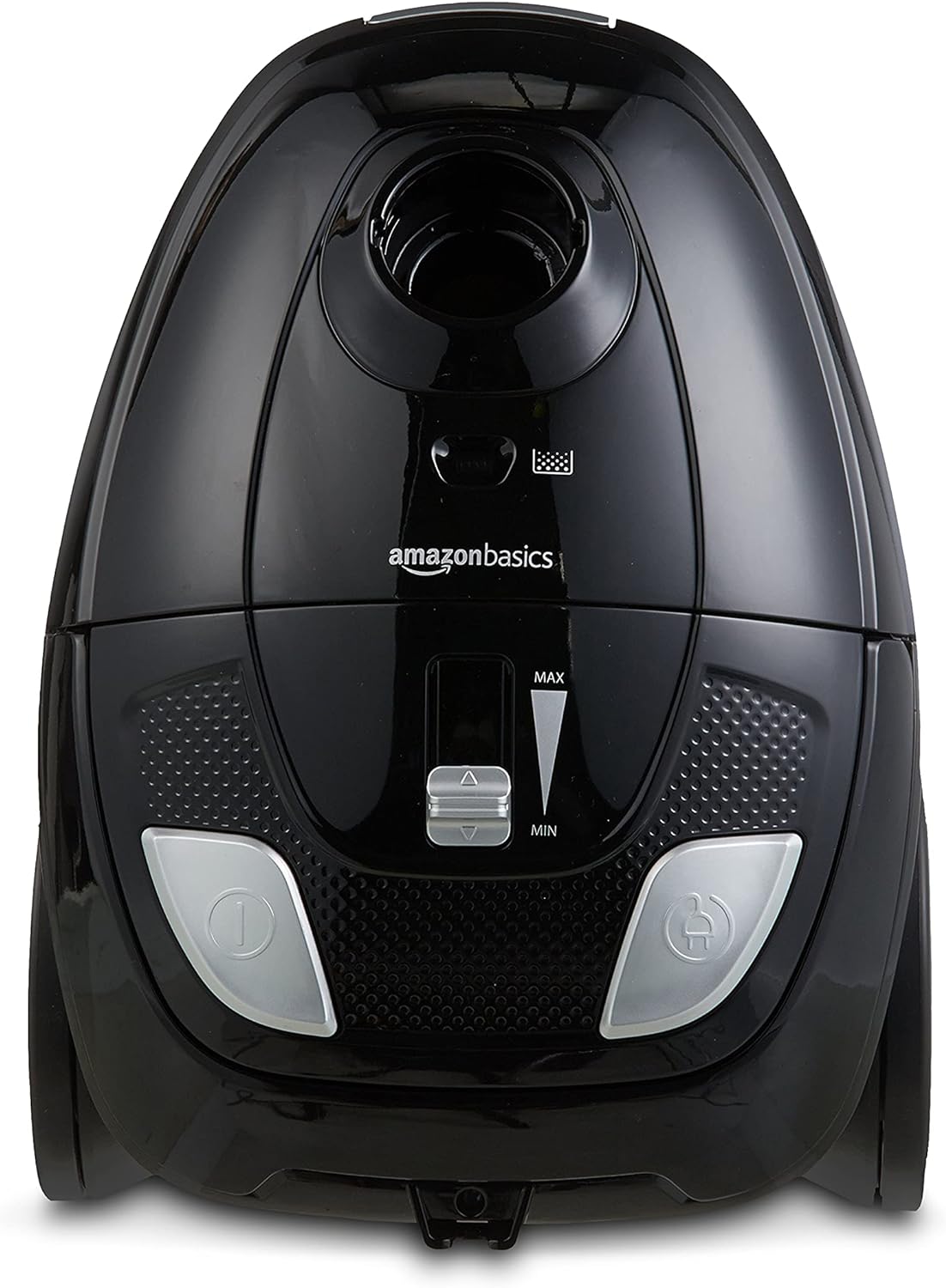 Amazon Basics - Aspirapolvere con sacchetto, potente, compatto e leggero, per pavimenti duri e tappeti, filtro HEPA, 700 W, 1,5 l, UE, nero