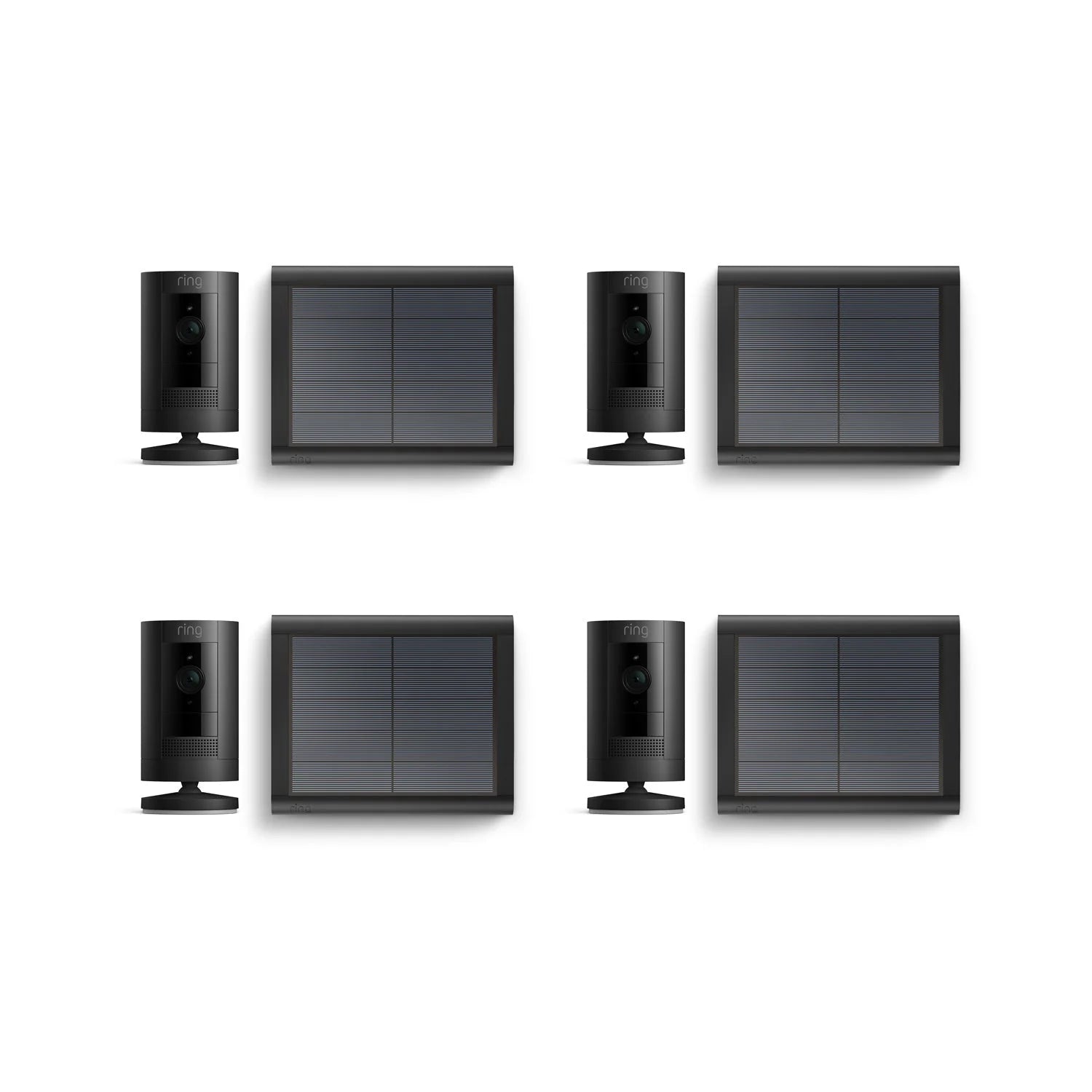 Set da 4 Telecamere Esterne Solari | Stick Up Cam Solari