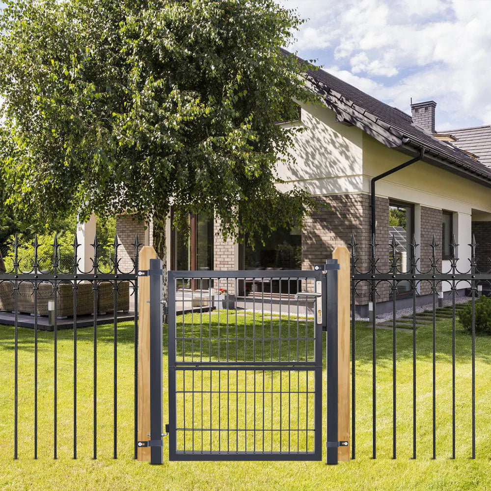 Sonnewelt Cancelletto Giardino Cancello Antracite Incl. Serratura