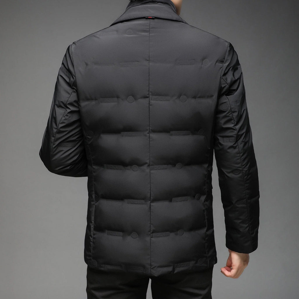 Lozenda - Elegant coat with zipper