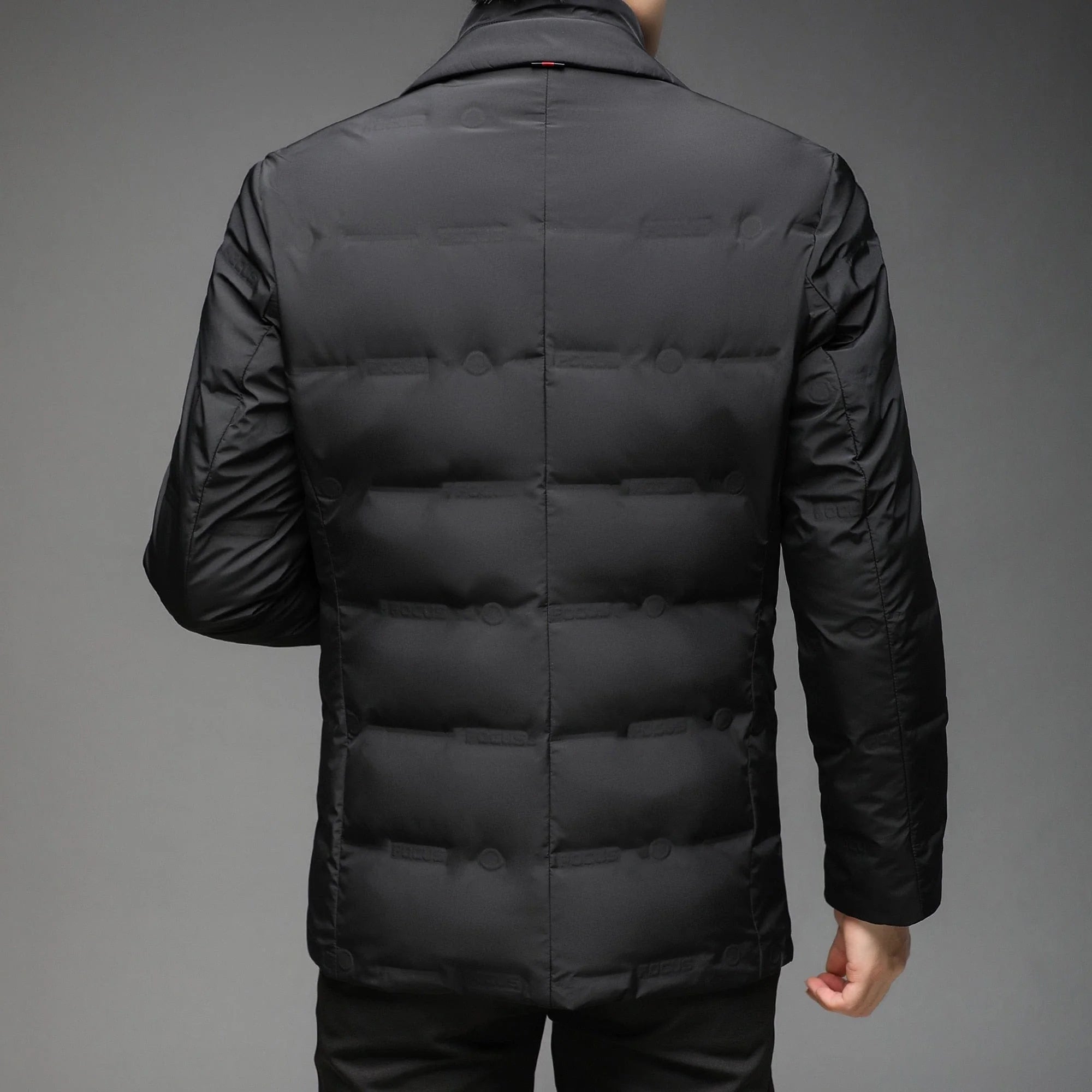 Lozenda - Elegant coat with zipper
