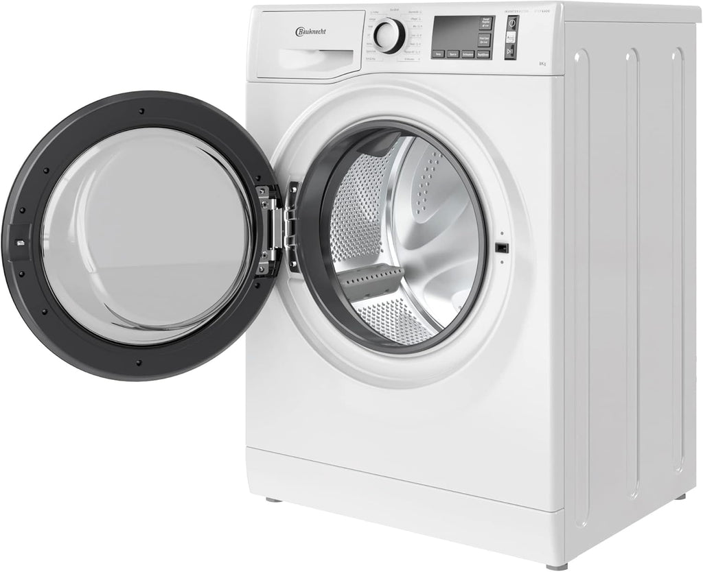 Bauknecht W Active 8A Lavatrice a carica frontale/ 8kg/ potente rimozione delle macchie/ programmi a vapore/ opzione Steam Hygiene/ classe di efficienza energetica A/ funzione Stop&Add/ motore ProSilent [Classe energetica A]