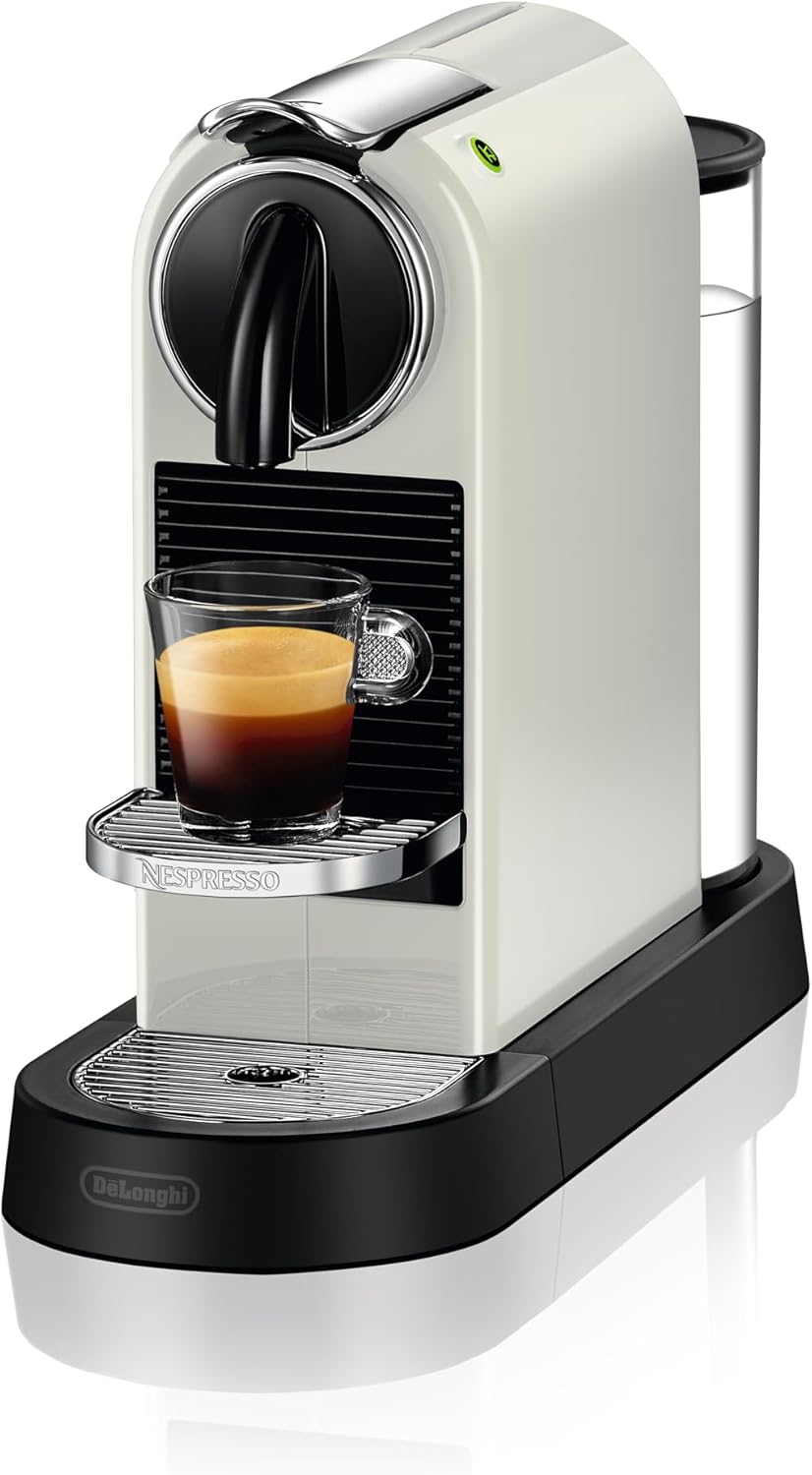 Nespresso De'Longhi EN267.BAE Citiz Macchina da Caffè con Montalatte, Funzione di Risparmio Energetico, 1710W, 1 Litro, 37.2 x 21.8 x 27.7 cm, Nero