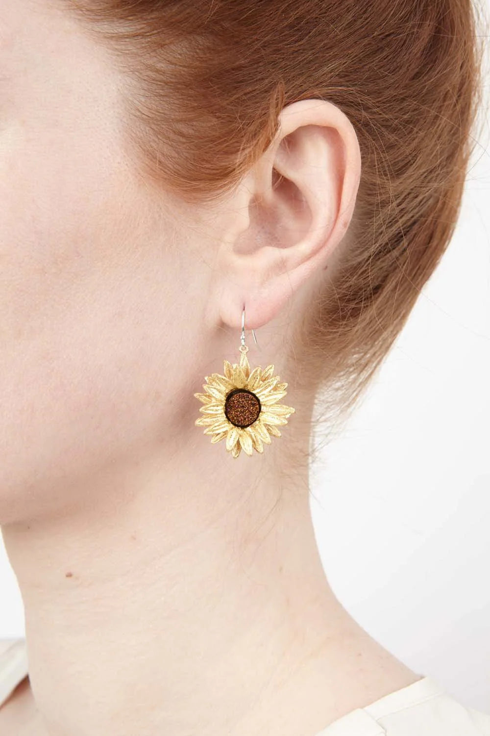 Sonnenblumen Ohrringe - Gro