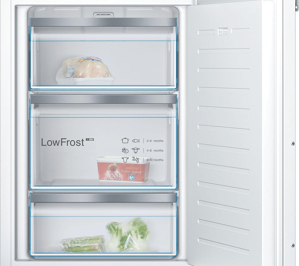 Bosch GIV11ADC0 Serie 6 Congelatore da incasso, 95 kWh, anno, 70 l, LowFrost, FreshSense, 72 x 56