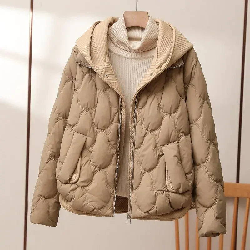 Regenfeste Puffjacke