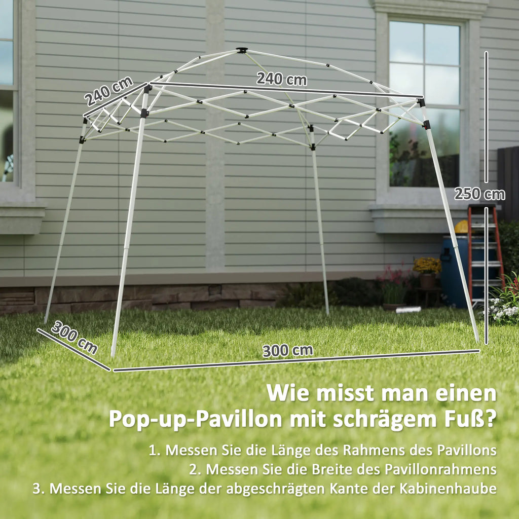 Outsunny Gazebo Telo di ricambio UV50+ Pieghevole