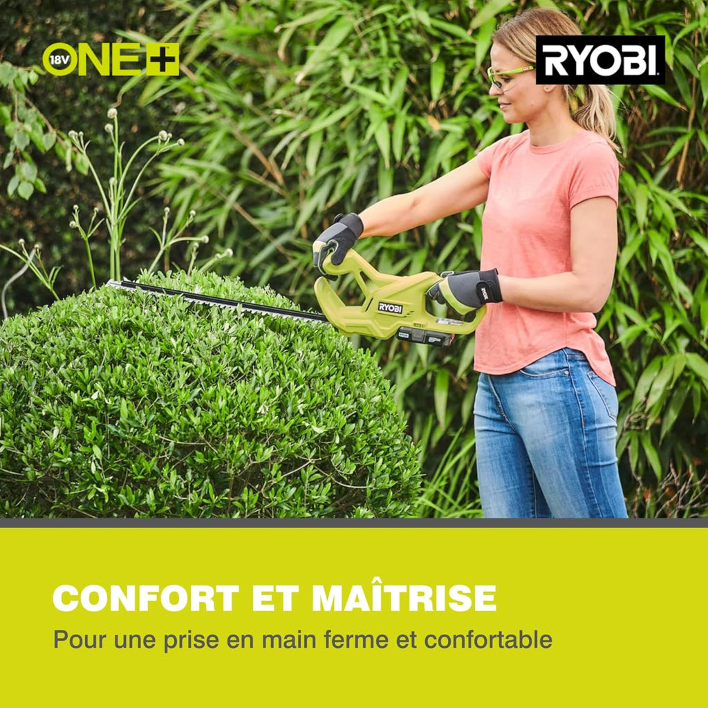 Ryobi RY18HT50A Ak­ku-He­cken­sche­re ONE+ 18 V | MES­Ser­län­ge 50 cm | ohne Akku & Ladegerät