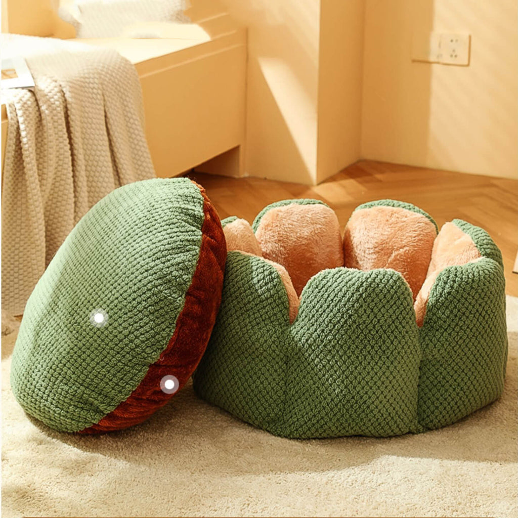 Il letto per animali domestici - Comoda cuccia per gatti a forma di cactus