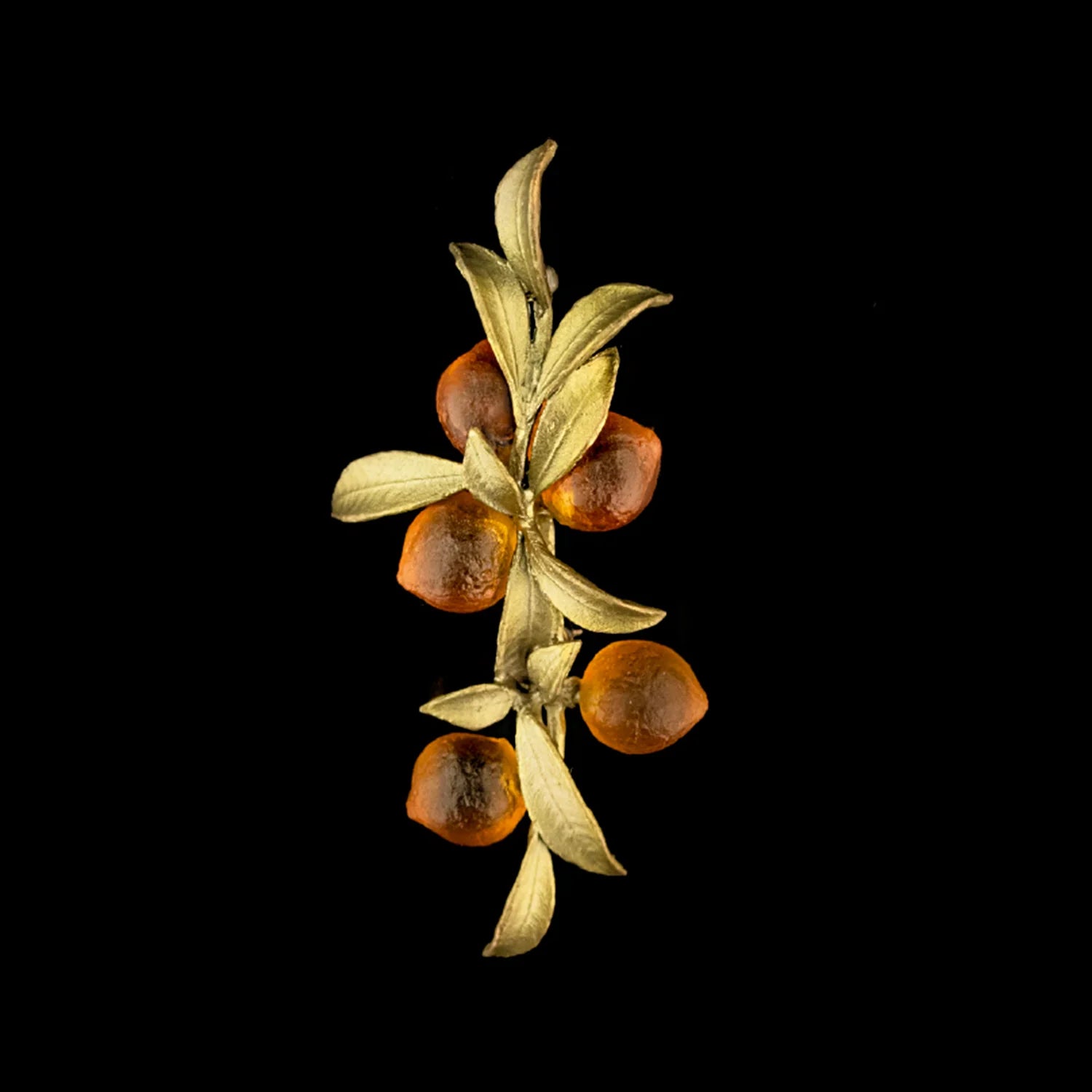 Arancione - Spilla lunga