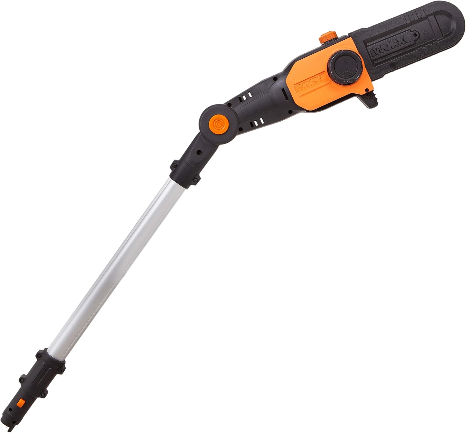 WORX WG252E.9 Tagliasiepi Telescopico a Batteria - Larghezza di Taglio 45 cm - Asta Telescopica Regolabile in 10 Posizioni fino a 3,20 Metri di Altezza - Compatibile con PowerShare - Batteria e Caricabatterie Non Inclusi