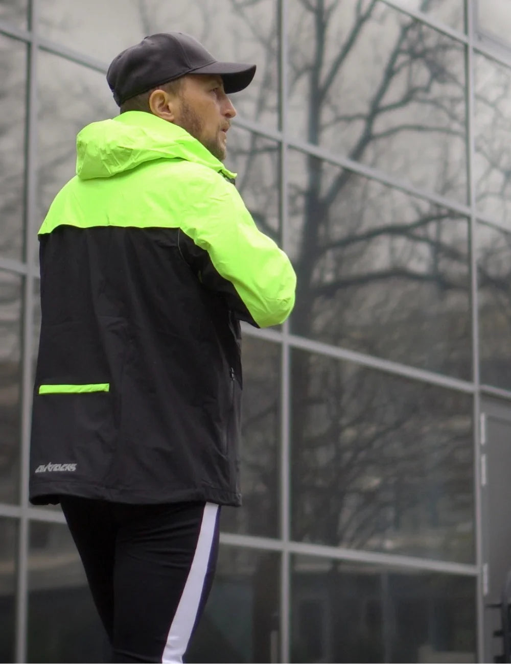 Herren Regenjacke + Laufhose Thermo Tight