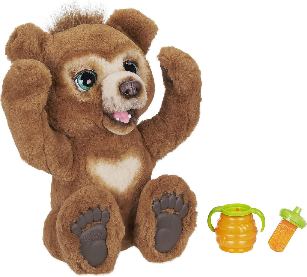 FurReal Cubby, il mio orsetto interattivo, orsetto di peluche, da 4 anni in su Marrone
