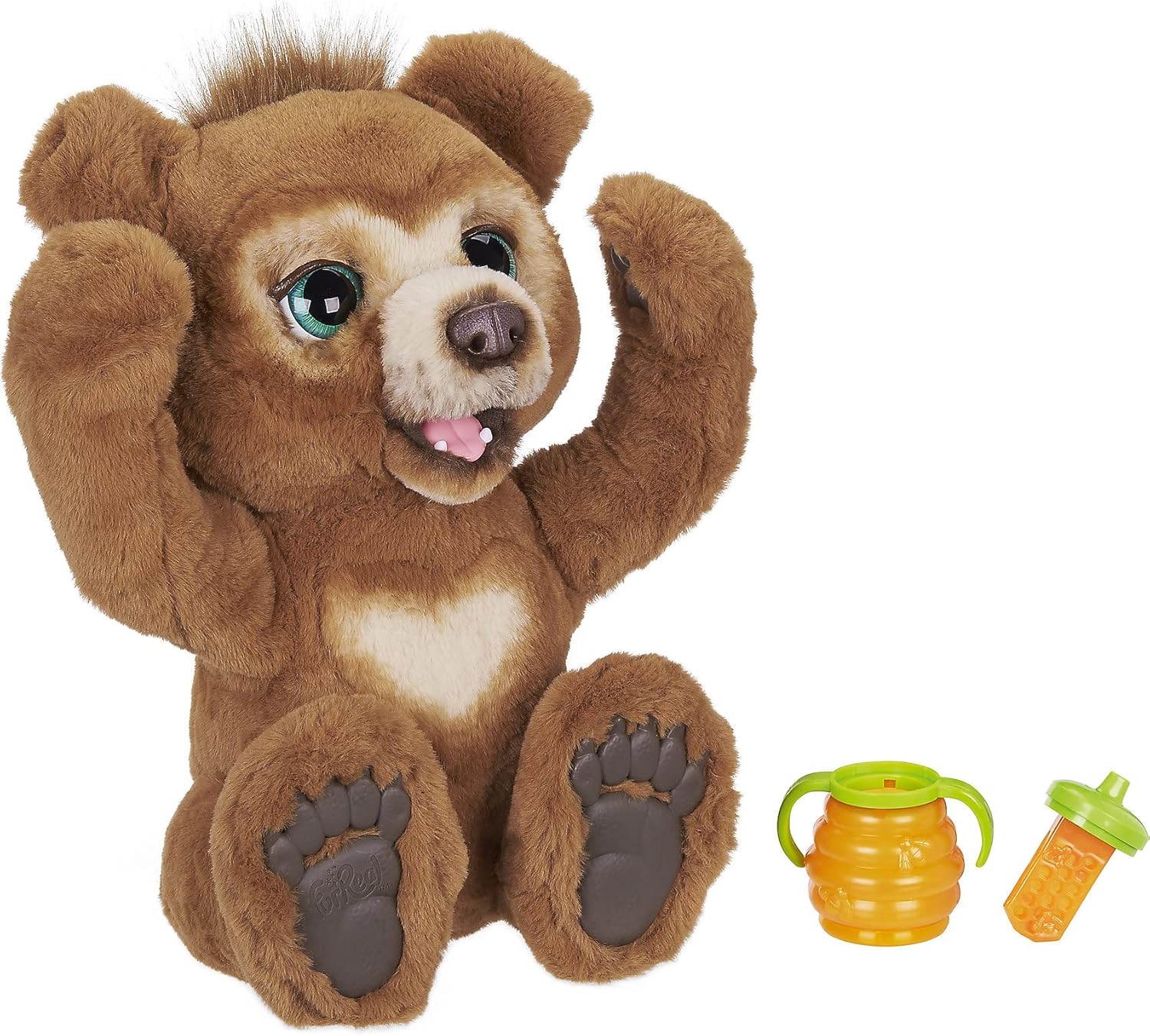 FurReal Cubby, il mio orsetto interattivo, orsetto di peluche, da 4 anni in su Marrone