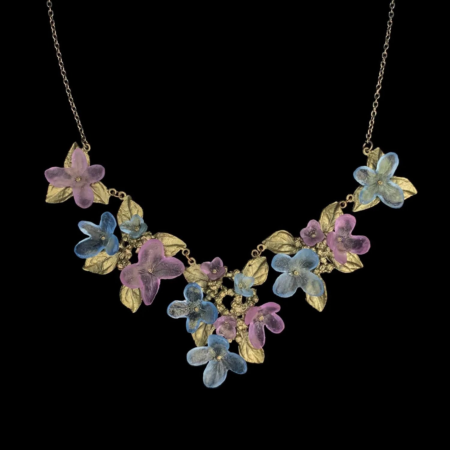 Collana Ortensia Blu