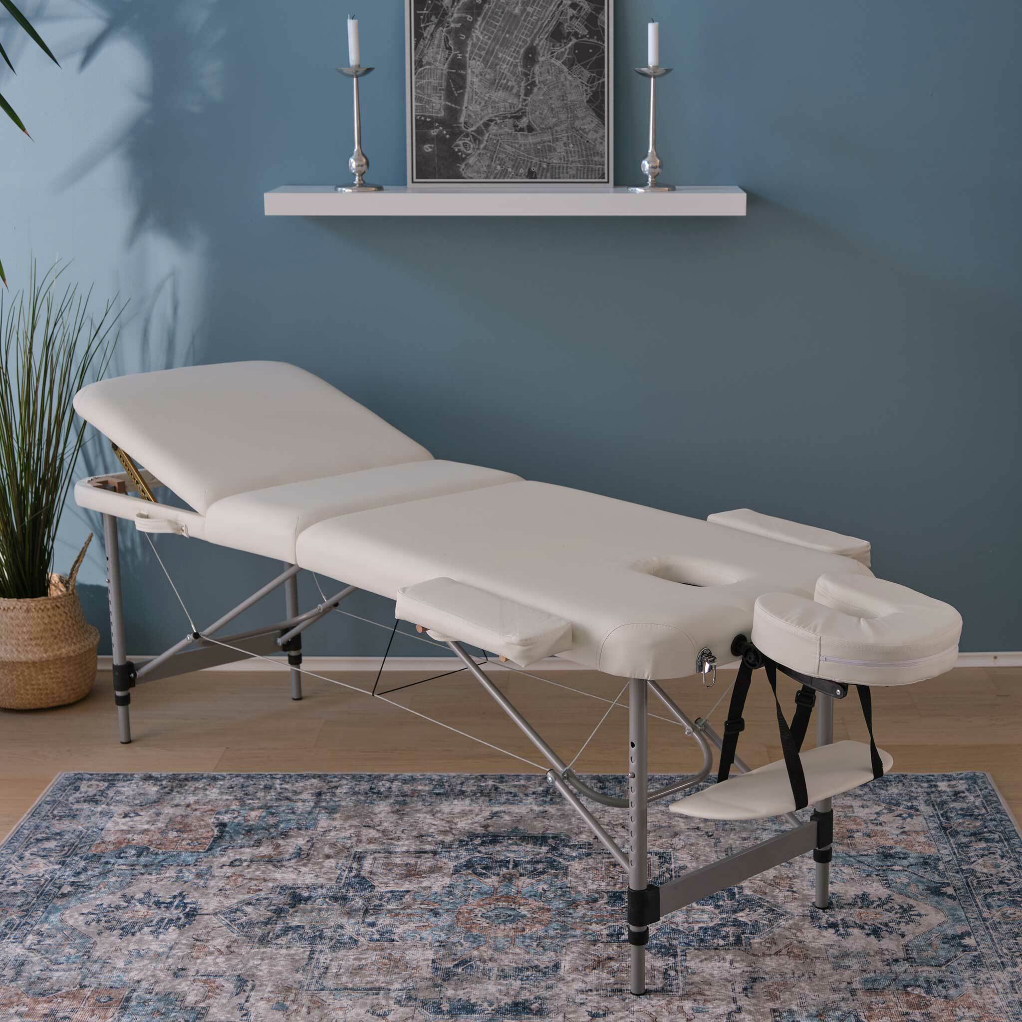 Core Massageliege A300, bianca