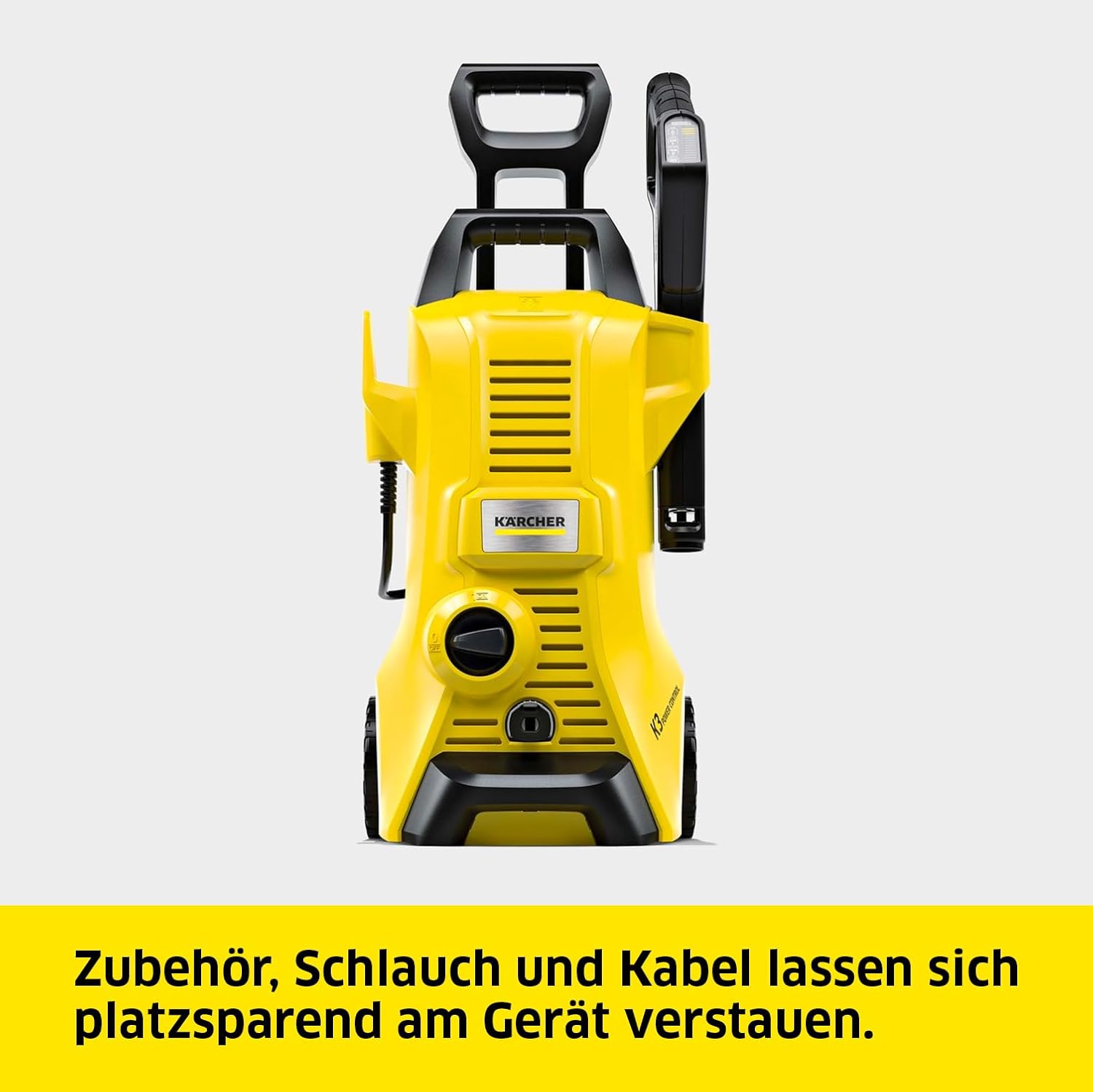 Idropulitrice Kärcher K 3 Power Control Home, Pressione: max. 120 bar, Portata: 380 l/h, Resa per area: 25 m²/h, Filtro dell'acqua, Peso: 4,4 kg, Pistola ad alta pressione, Ugello rotante, Lancia Vario Power, Home Kit