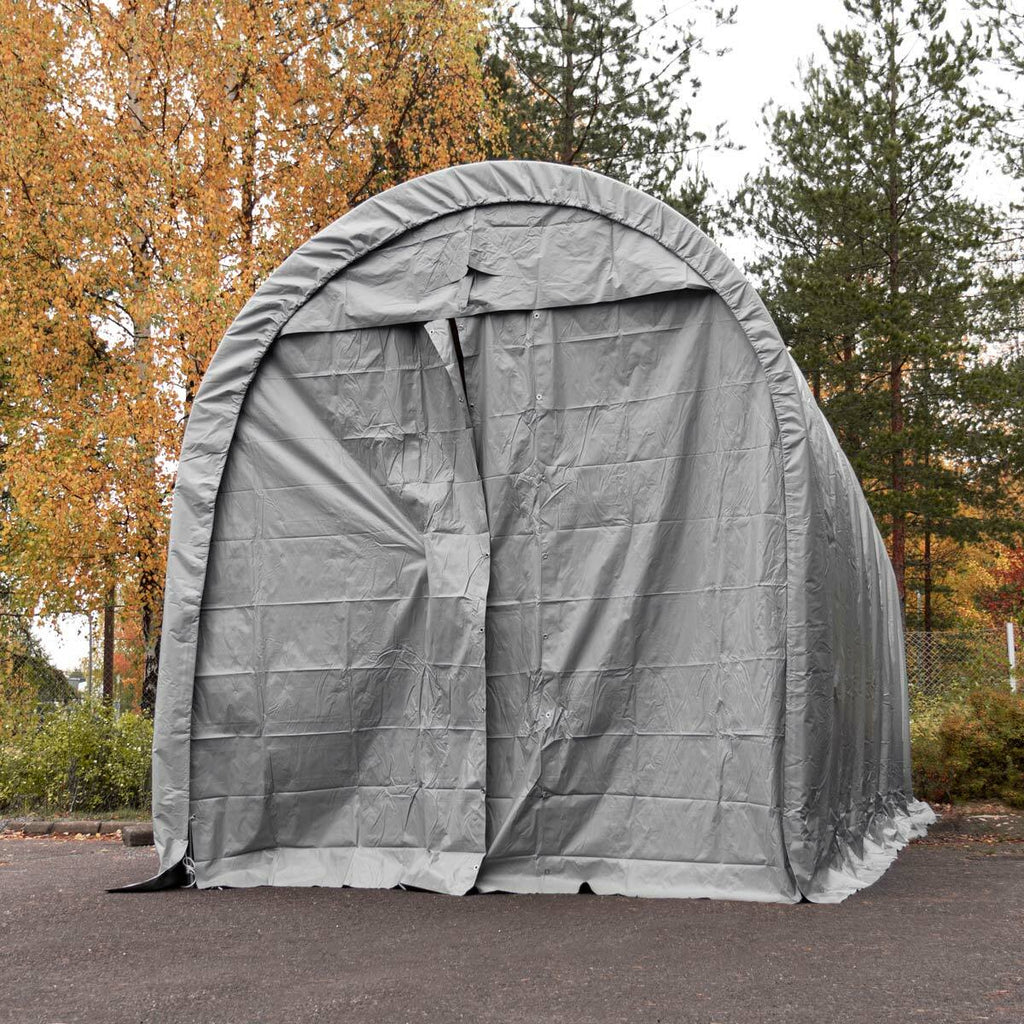 Fornorth Tenda Garage 3,5x7,5m, Grigio Chiaro