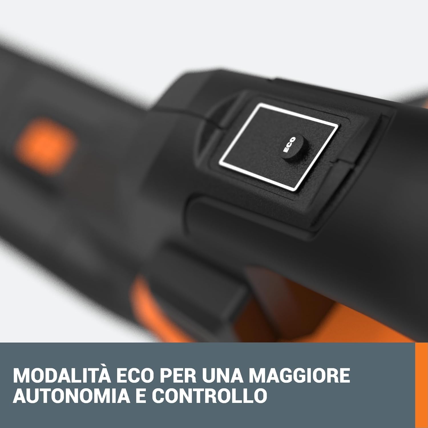 WORX WG583E.9 Soffiatore/Aspiratore per Foglie a Batteria 40V (2x20V) - 2 in 1 per Spazzare e Aspirare le Foglie - Sacco di Raccolta da 35L - Senza Batteria e Caricabatterie, Nero / Arancione
