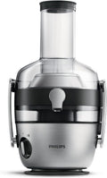 Philips Centrifuga – 1100W, 2L, App di ricette HomeID, Apertura extra-large, QuickClean (HR1921/20), 25 x 43.2 x 29.6 cm, Acciaio inossidabile