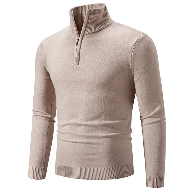 Polo-Pullover mit Reiverschluss für Herren