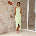 Slim Fit Backless Dresses