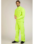 Herren Regenhose - Fahrradhose Lang Comfort Line Neon