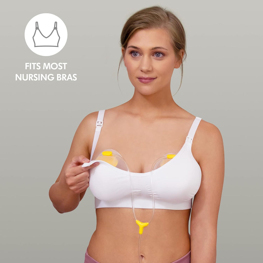 Medela Swing Maxi Tiralatte Elettrico Doppio a Mani Libere – Design Semplice e Intuitivo per l'Uso in Movimento – Connettibile all'App Medela Family