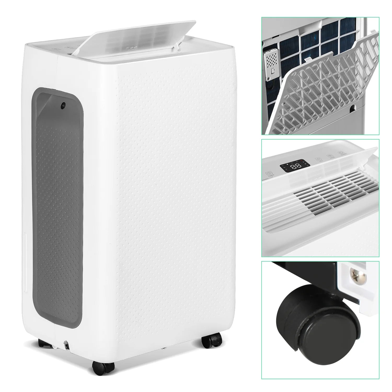 Sonnewelt Luftentfeuchter 26L mit Timerfunktion, Wschetrockungsfunktion, Abtaufunktion