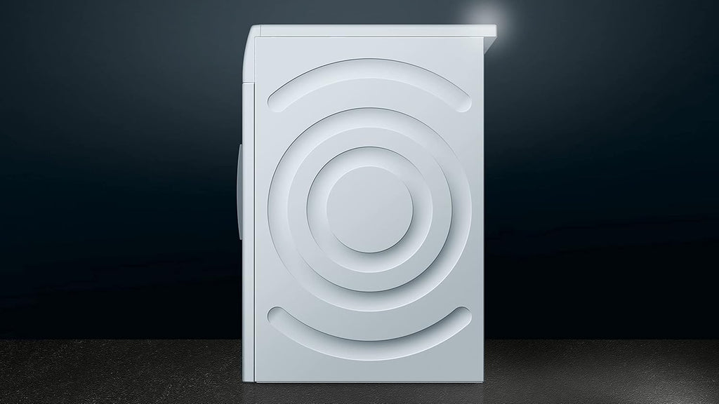 Siemens WM14N122 iQ300 Lavatrice / 7kg / D / 1400 giri/min / Programma Outdoor / Funzione varioSpeed / Funzione aggiungi bucato, Bianco/Nero