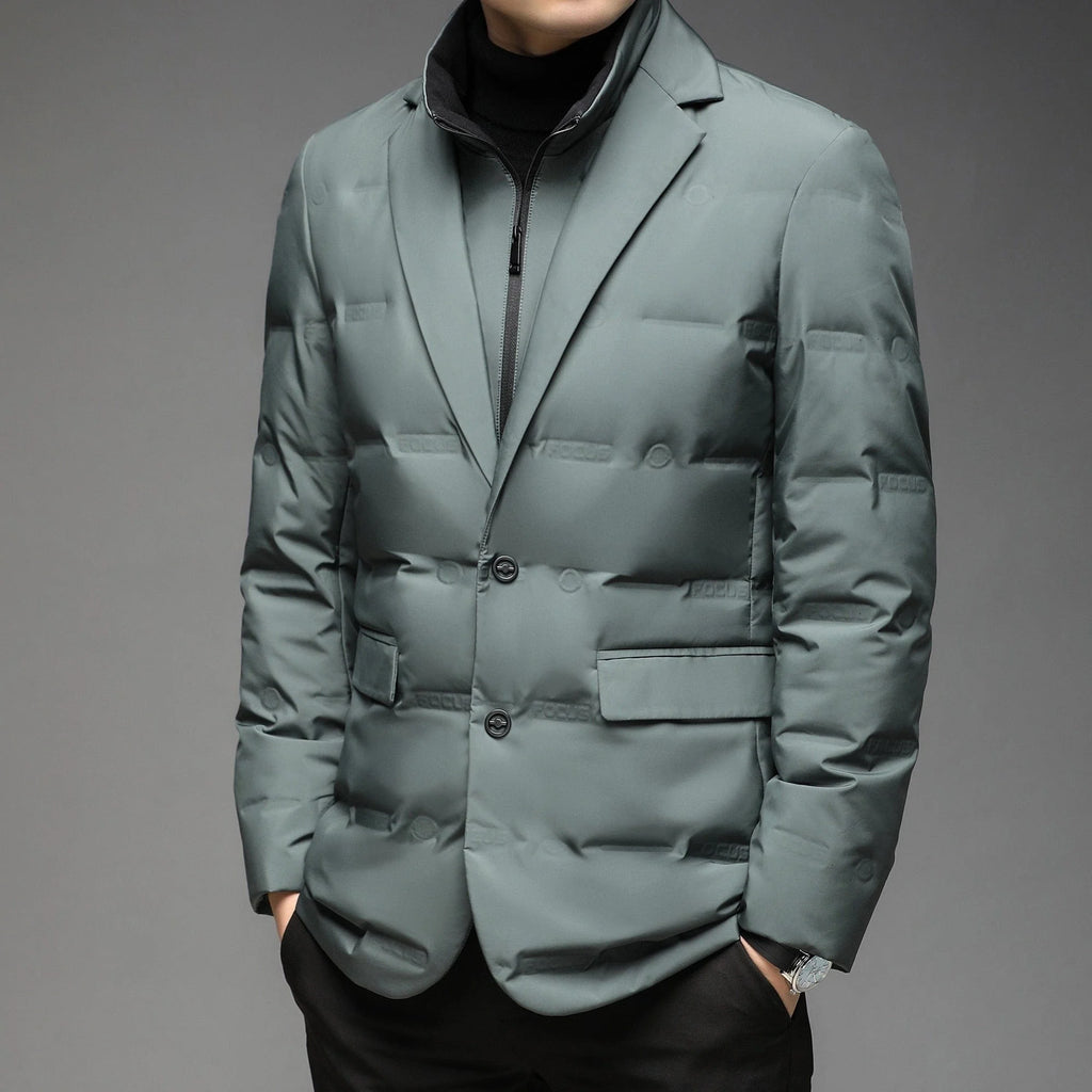 Lozenda - Elegant coat with zipper