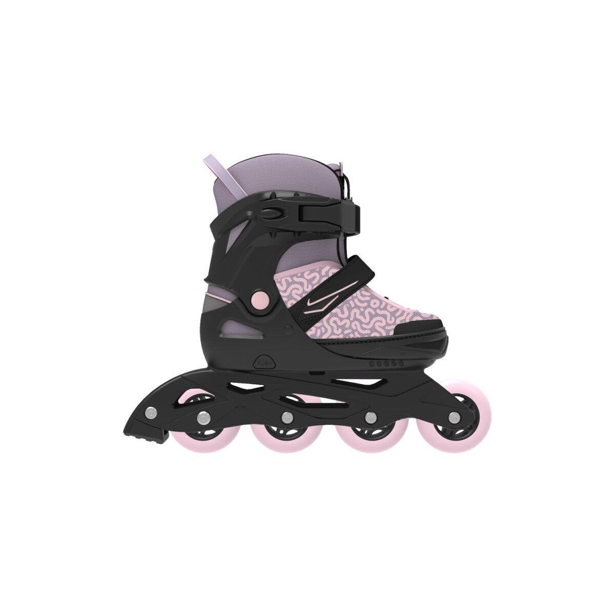 Pattini in linea softboot per bambini CRIVIT, con aiuto per la calzata e maniglia di trasporto (Rosa, 29-33) - B-Ware ottime condizioni
