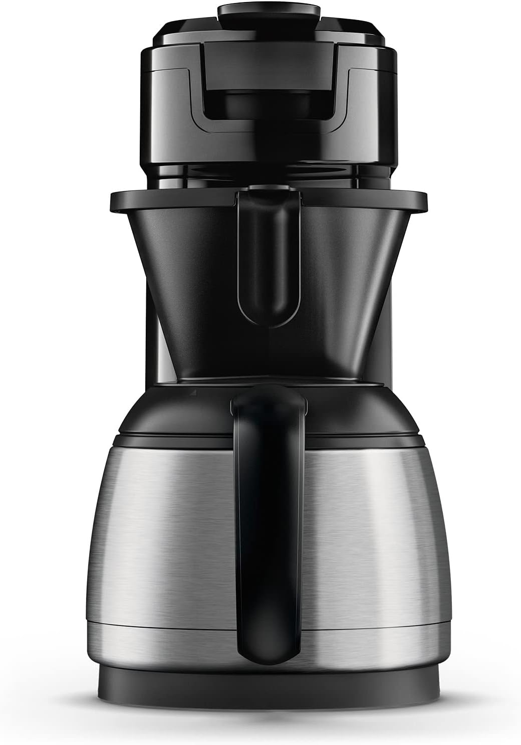 Philips Senseo Switch Macchina da caffè con cialde e filtro, Tecnologia di erogazione 2 in 1, Serbatoio dell'acqua da 1 litro, 7 tazze in un solo ciclo, Nero lucido (HD6592/64)