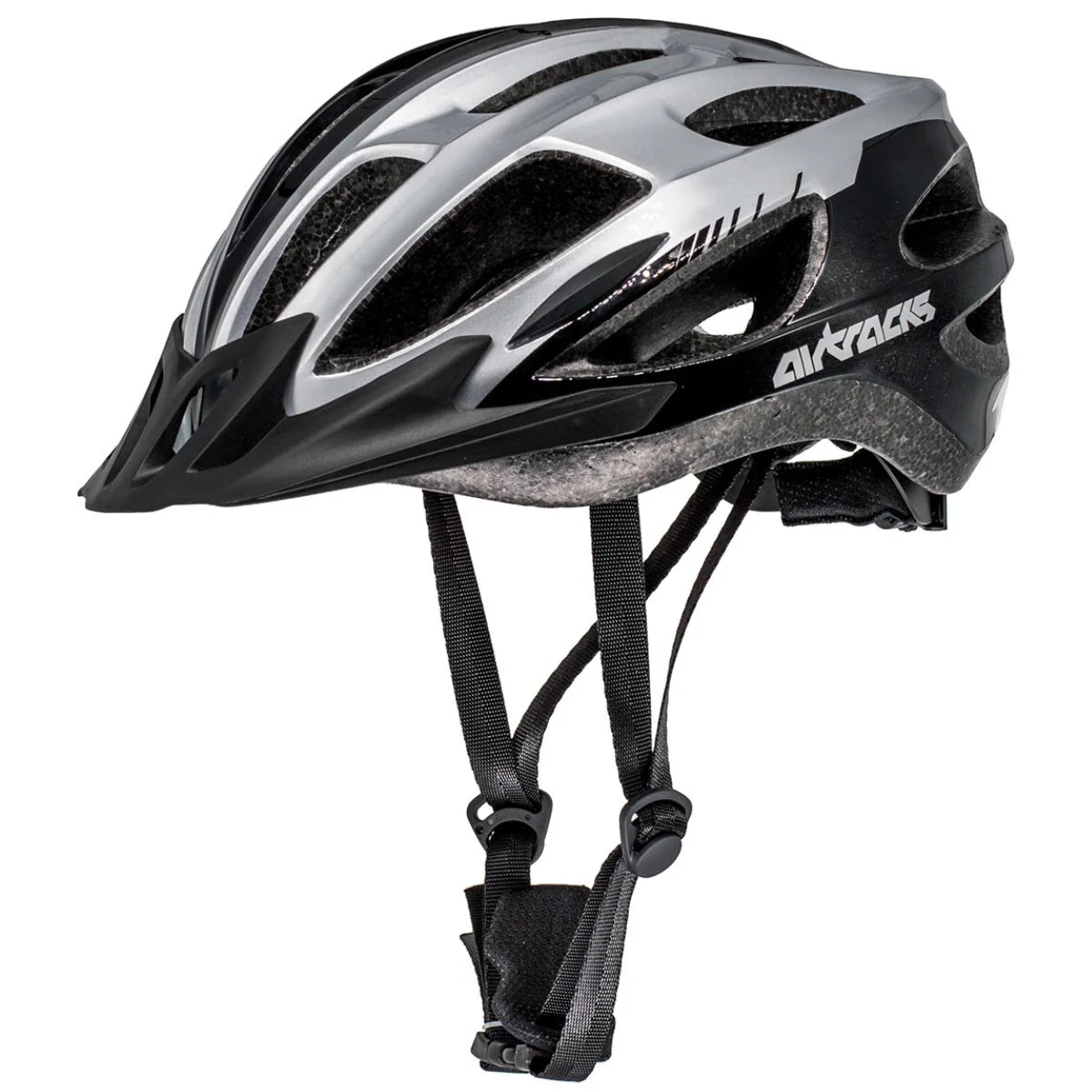 Fahrradhelm Master RD-10 Schwarz-Silber - Herren und Damen