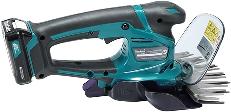 Makita UM600DSMEX Akku-Gras-Strauchschere 12V max, 4,0 Ah, 2 Akkus BL1041B, Ladegerät DC10SB, inklusive Schnittgutsammler