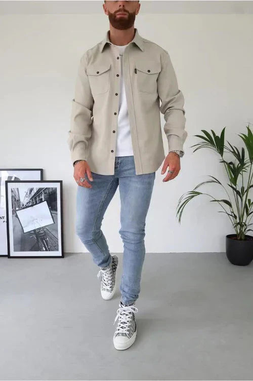 Overshirt elegante da uomo