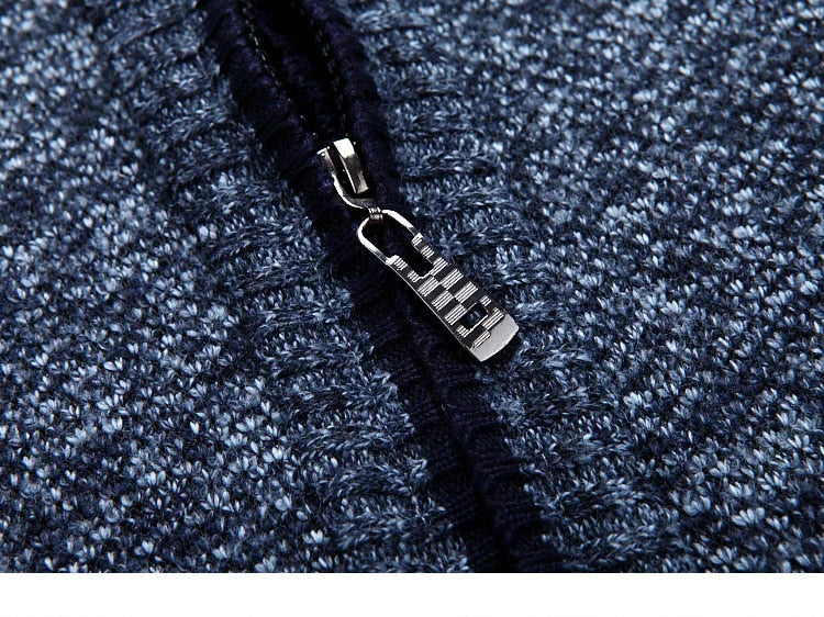 Herren-Strickjacke mit Reiverschluss