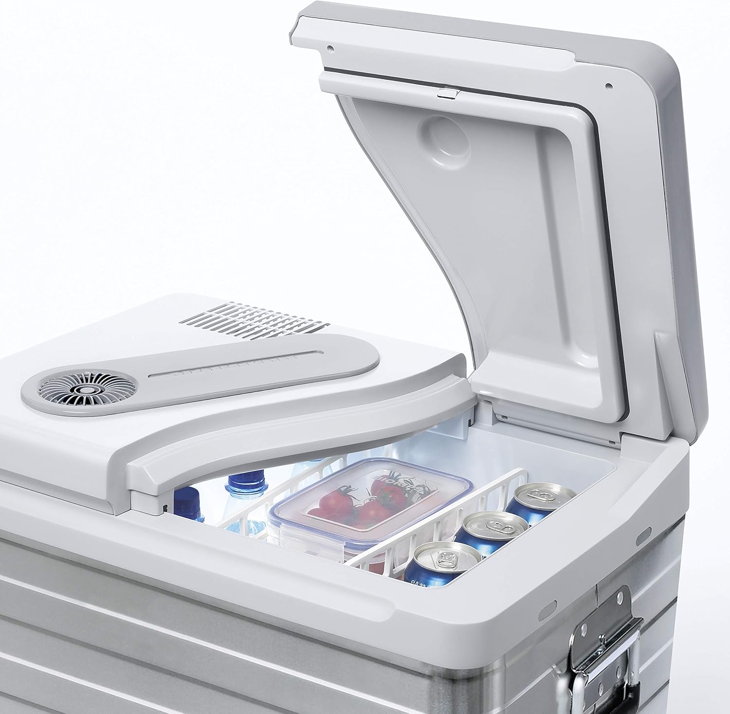 Mobicool Q40 AC/DC Frigorifero Portatile Elettrico in Alluminio, 39l, 12/230V, per Auto, Camion, Barca, Camper, Furgone