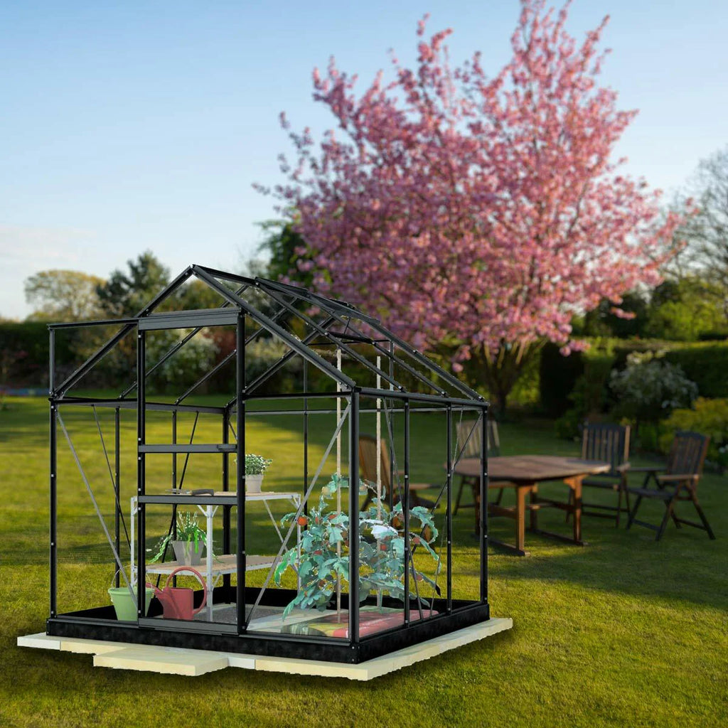 Lykke Gewchshaus Hybrid 3,8m2, schwarz
