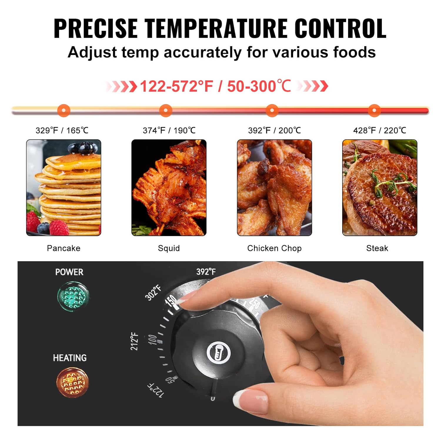 VEVOR Barbecue Elettrico 54 x 30 cm, Piastra Elettrica 3000W, Piastra di Cottura Commerciale in Ferro, Temperatura Regolabile 50 – 300 °C, Facile da Pulire per Barbecue