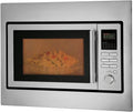 Bomann 3in1 Einbau-Mikrowelle mit Grill und Heiluft, Microwave, 25 L Garraum, 10 Automatikprogramme, Auftaufunktion, inkl. Grillrost und Drehteller ( 32 cm), 900 Watt, Edelstahl, MWG 2216 H EB