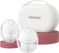 Momcozy Milchpumpe Mobile Style| M6, Tragbare Stillpumpe, Idealer Rhythmus für mehr Milch, DoubleFit-Flansch, mehr Passform und Diskretion mit 3 Modi und 9 Stufen - 24 mm (2, Grau)